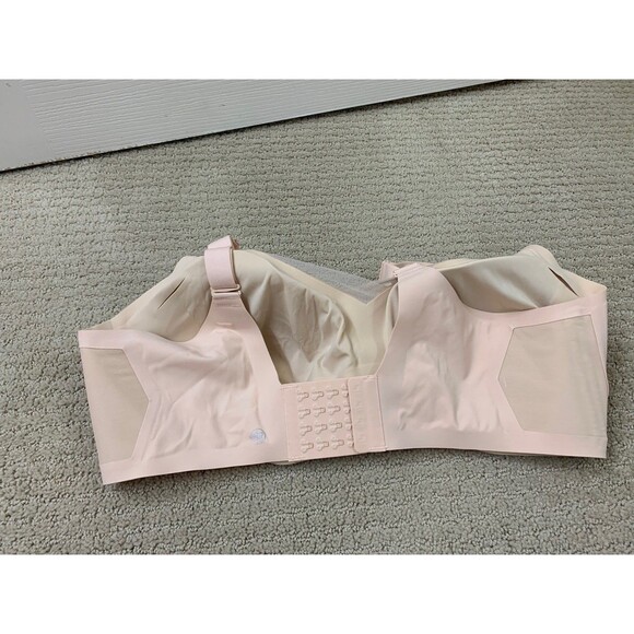 Honeylove Blush Crossover Wireless Bra Sz 2X+ Removable Cup 42 E/F/G - Picture 4 of 8